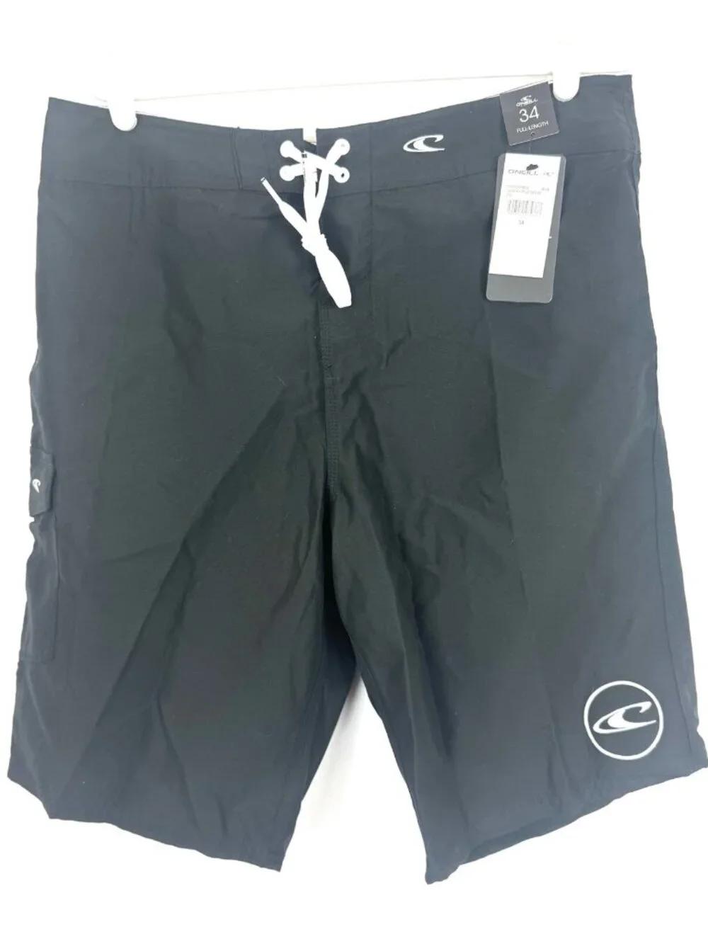 O’Neill Mens Santa Cruz Solid Black Size 34